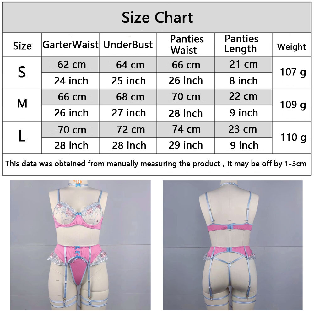 Sexy Fancy Lingerie Transparen - Lace Bralette Set review and price